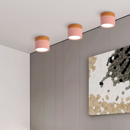 LED-Deckenleuchte Modern Aufputz Zylinder
