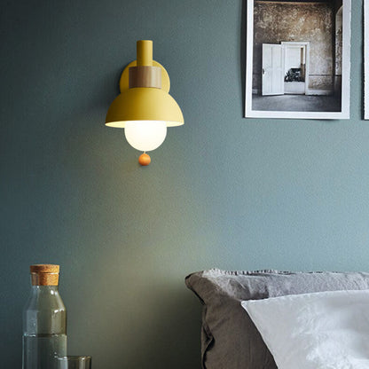 Wandleuchte Modern Bunte Metall-Kugel-Schirm