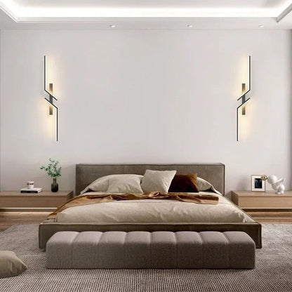 Design LED Streifen Wandleuchte – Für Schlafzimmer, Wohnzimmer & Büro