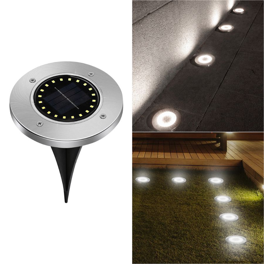 Wasserdicht Solar LED Rasen Licht