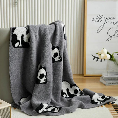 Kawaii Panda Strickdecke
