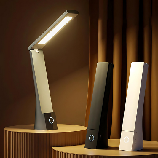 FoldLuxe – Moderne Klappbare Tischlampe mit Touch-Steuerung und elegantem Design