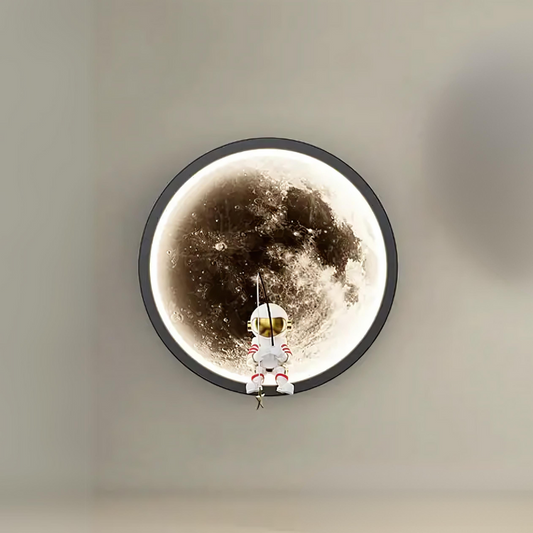Mond LED Wandleuchte für das Kinderzimmer, Wohnkultur, Weltraum-Themenbeleuchtung