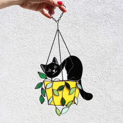 Garduru „Katze im Blumentopf