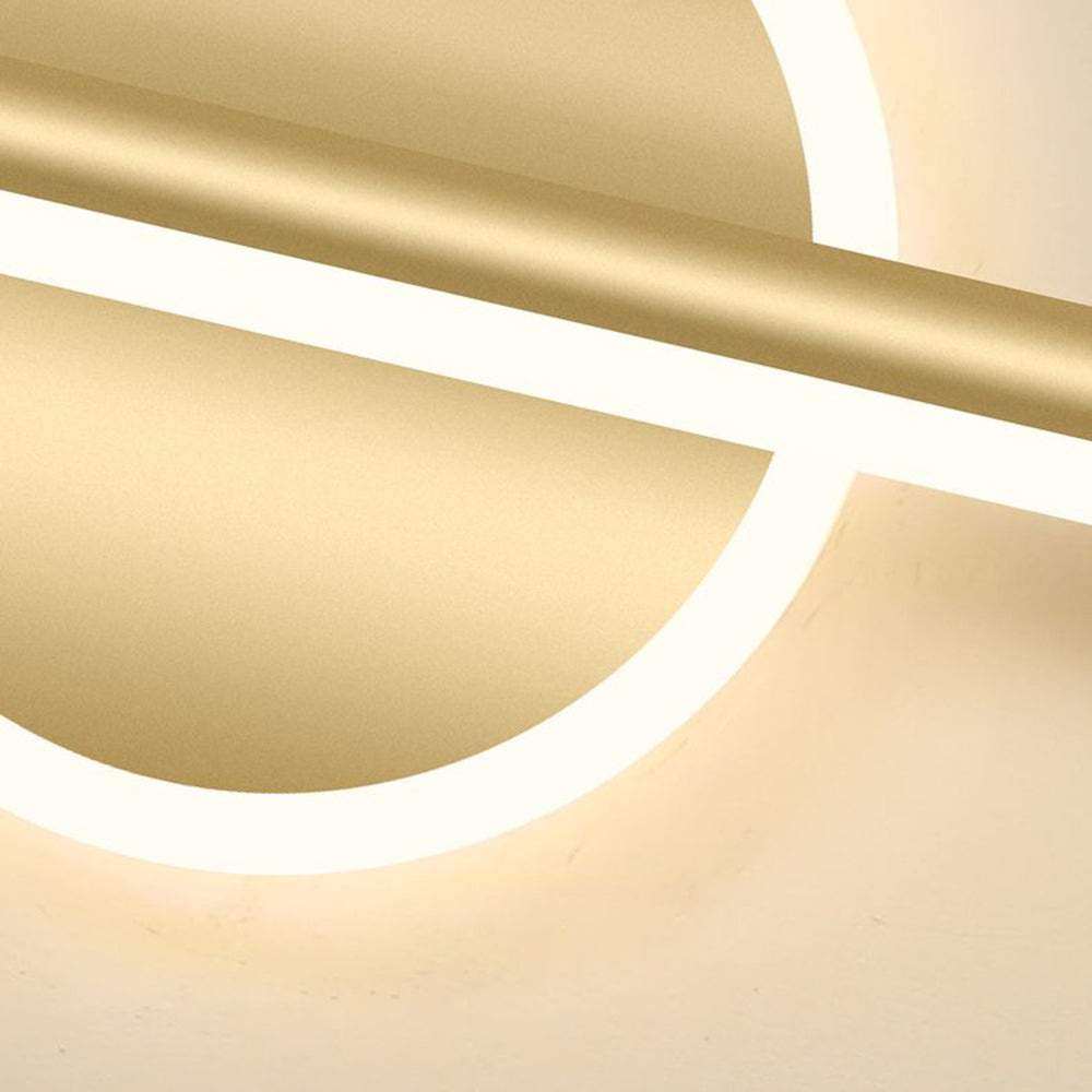 Garduru – Elegante LED Wandlampe Schwarz/Gold