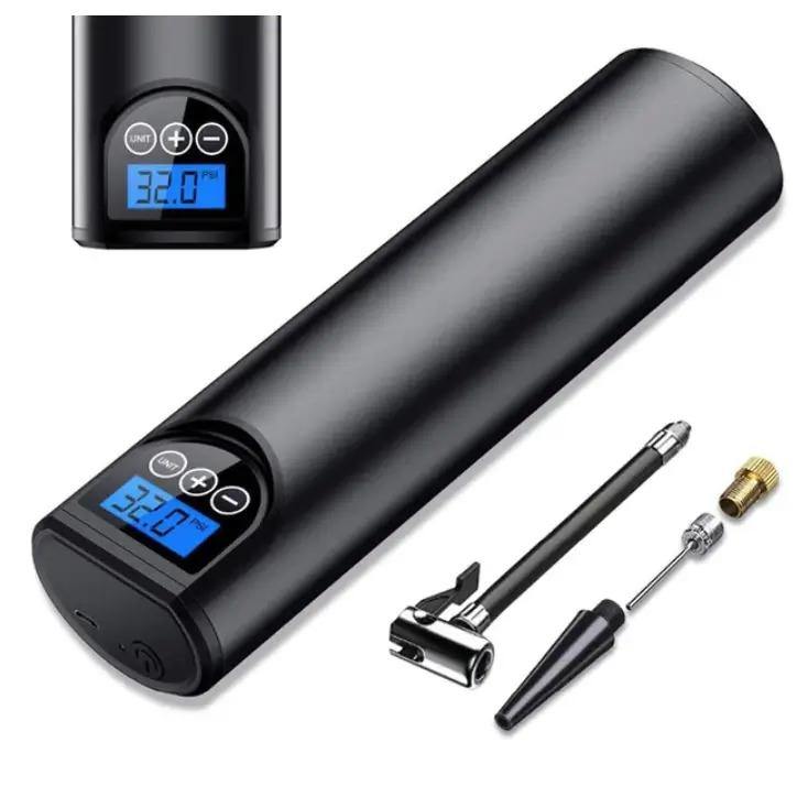 Tragbarer Elektrischer Luftkompressor Mit Digitalanzeige