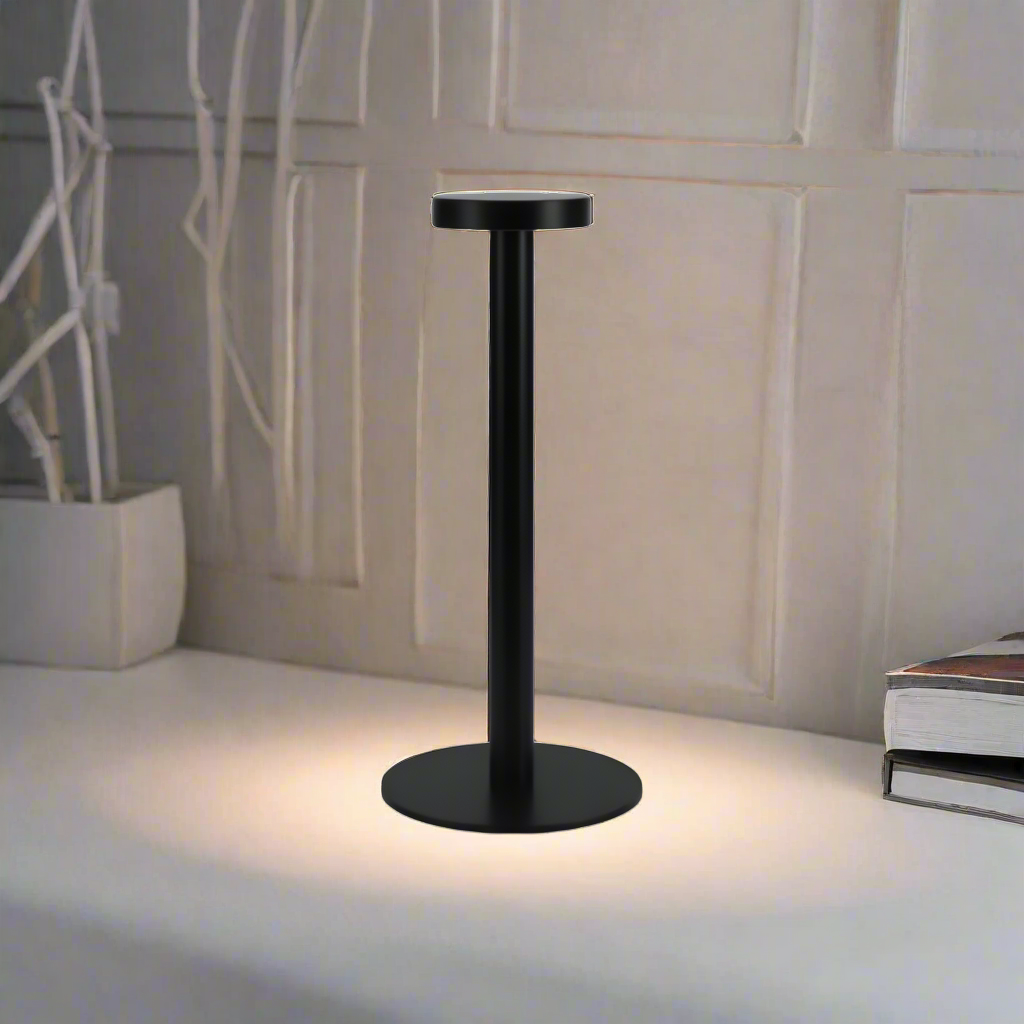 Royallure Drahtlose Minimalistische Tischlampe – Kabelloses Touch-Control-LED-Licht für modernes Zuhause & Büro