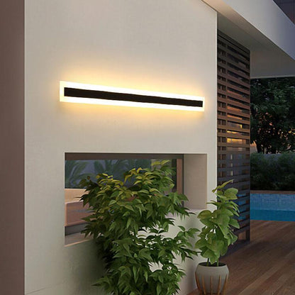 Garduru Minimalist LED Außenwandleuchte | Wasserdicht | Langlebig | Moderne Lichttechnik | Outdoor Dekolampe für Garten und Terrasse