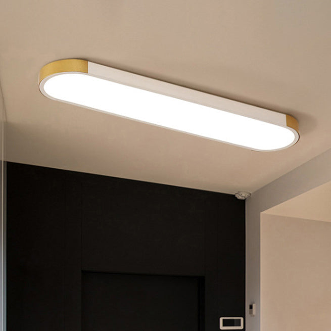 Garduru Minimalistische LED Deckenleuchte | Rechteckige Ringform | Dimmbar & Modernes Design