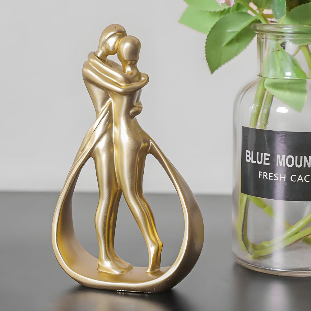 Umarmen Sie Harz Paar Skulptur