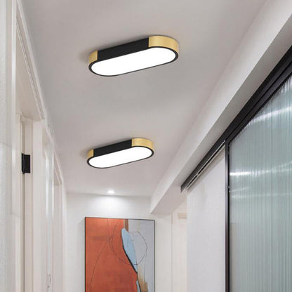 Garduru Minimalistische LED Deckenleuchte | Rechteckige Ringform | Dimmbar & Modernes Design