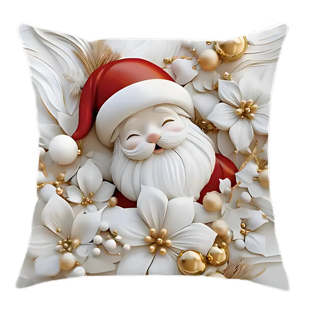 Weihnachts Charm Samt Kissenbezüge | Set von 4