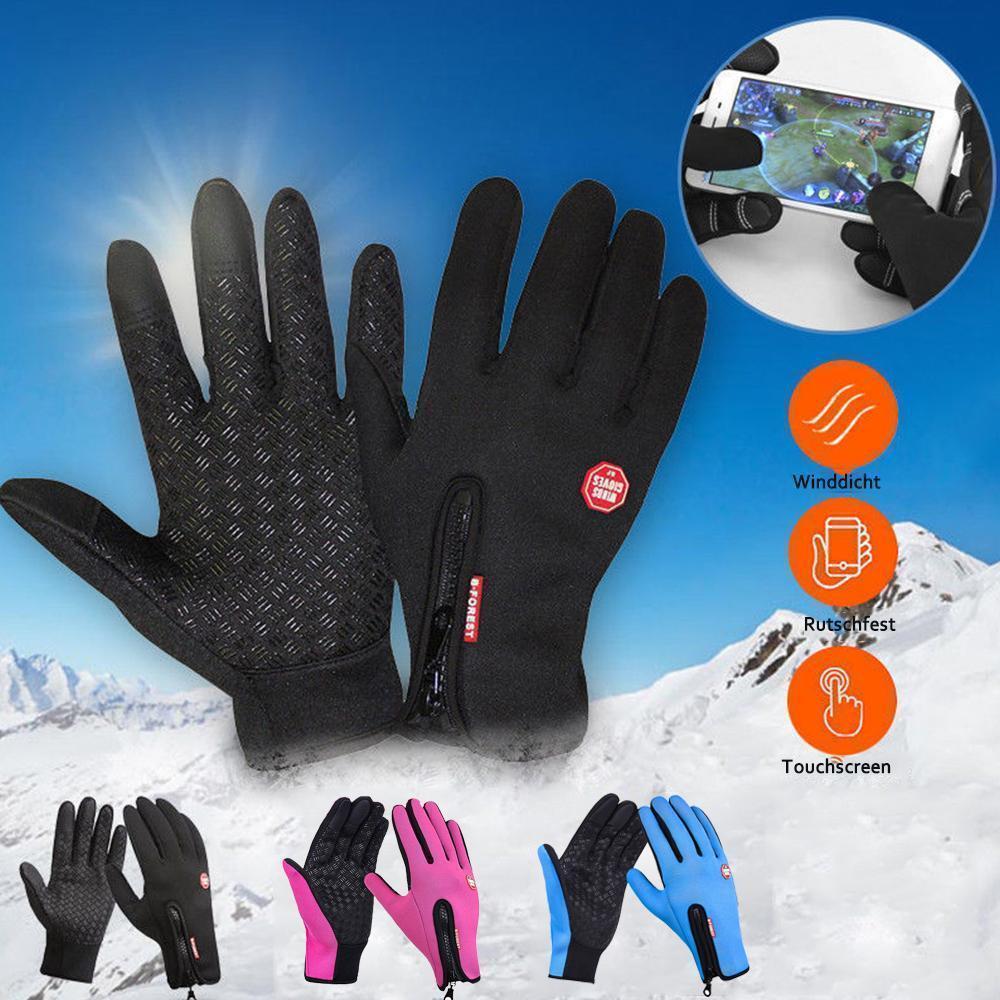 Hochwertige, warme, winddichte und wasserdichte Touchscreen-Handschuhe, Unisex