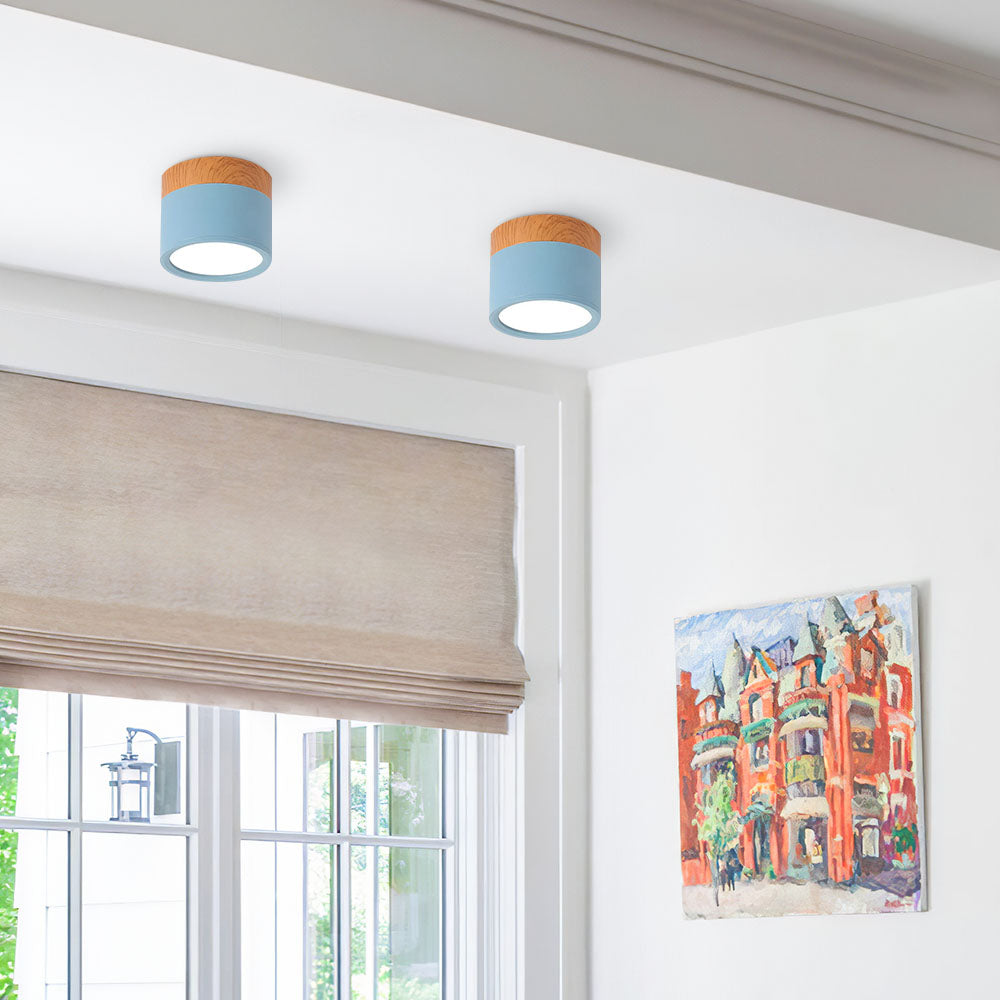 LED-Deckenleuchte Modern Aufputz Zylinder
