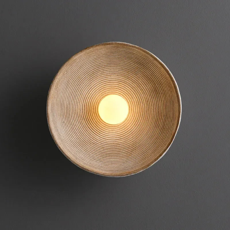 Zen-inspirierte minimalistische Wandleuchte
