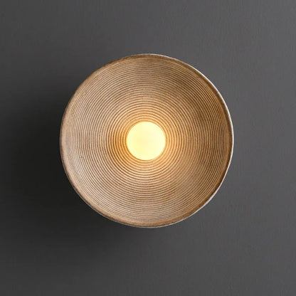 Zen-inspirierte minimalistische Wandleuchte