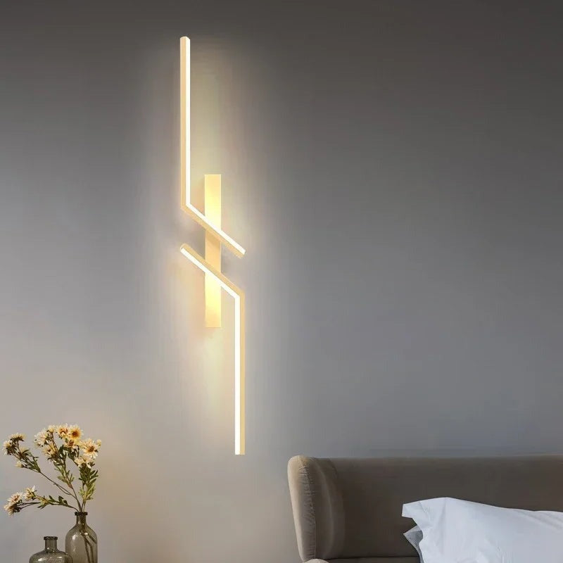 Moderne LED-Wandleuchte, lange Streifen-Wandlampe