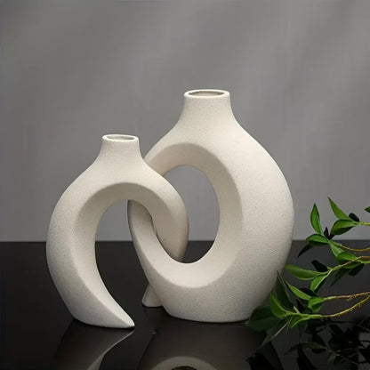 Unity Vase Duo | Moderne abstrakte Keramik