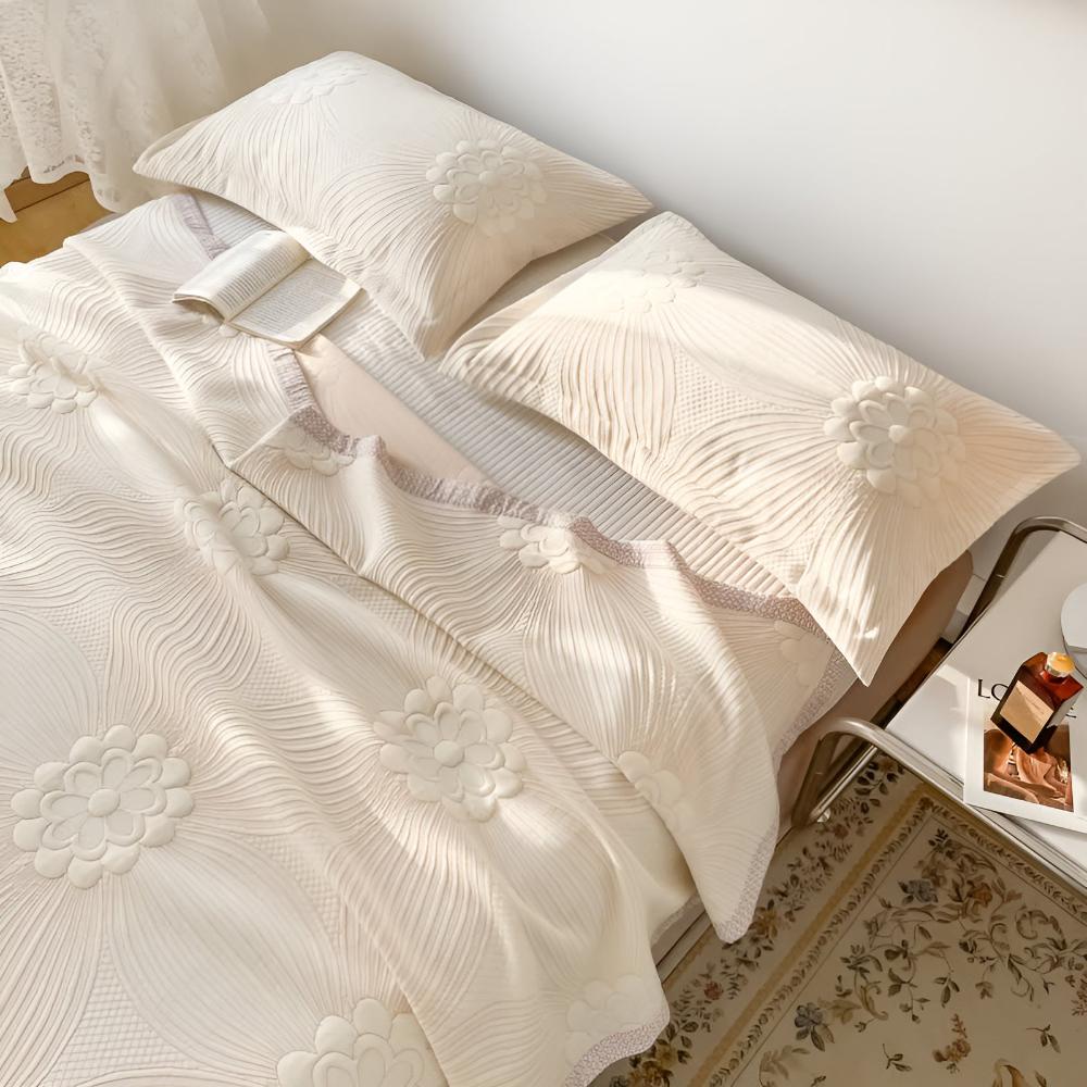 Blumendesign Baumwollüberwurf