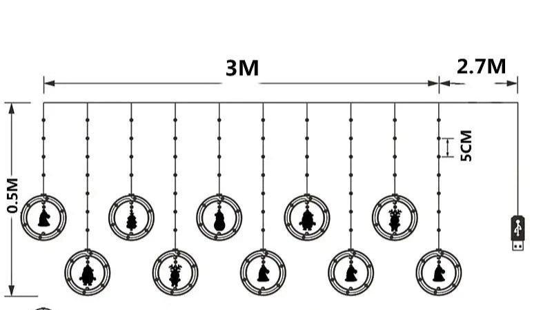 Weihnachtliche LED-Fensterlichter - Festliche Atmosphäre für Ihr Zuhause