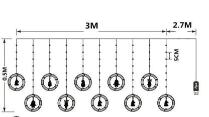 Weihnachtliche LED-Fensterlichter - Festliche Atmosphäre für Ihr Zuhause