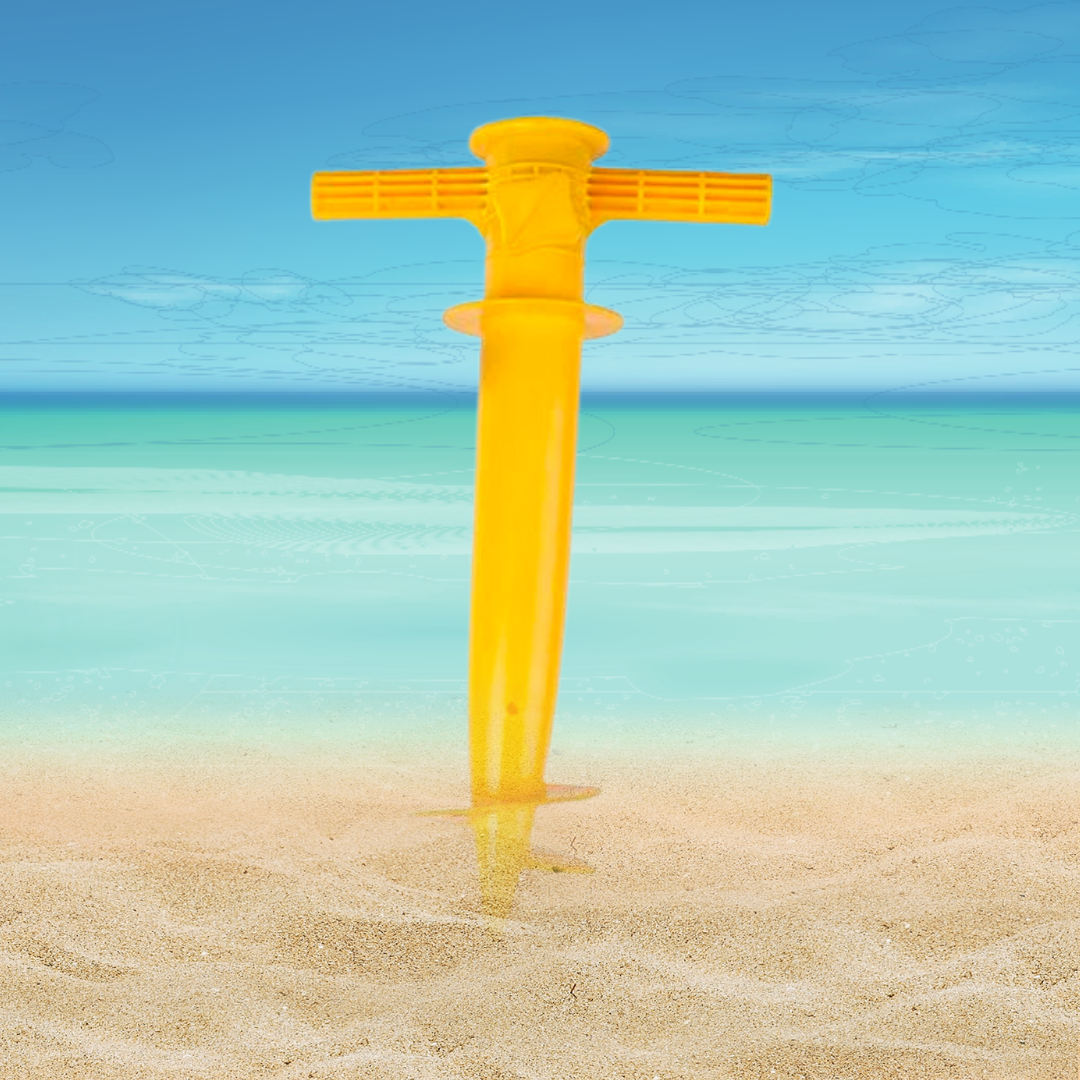 Garduru - Verstellbare Sonnenschirmständer, robuste Bodenanker für Strand und Terrasse