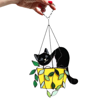 Garduru „Katze im Blumentopf