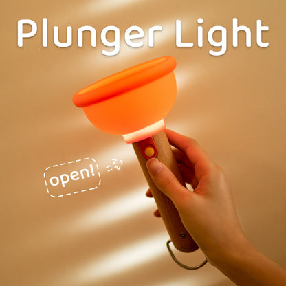 Plunger Saug Nachtlicht Atmosphäre Kreatives Geschenk