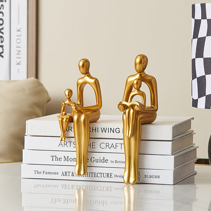 ArtisaLuxe – Elegante abstrakte Kunst mit goldenen Details