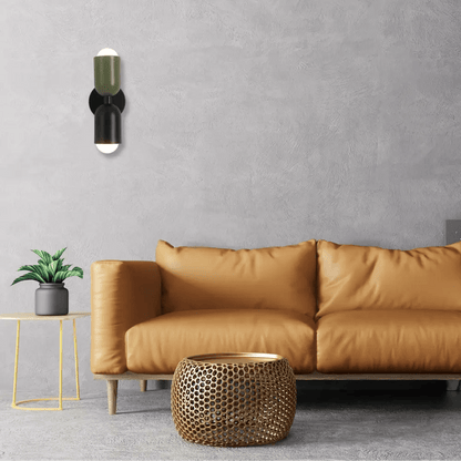 Holz Schatten Wandlampe – Zeitgenössische Beleuchtung mit rustikalem Touch