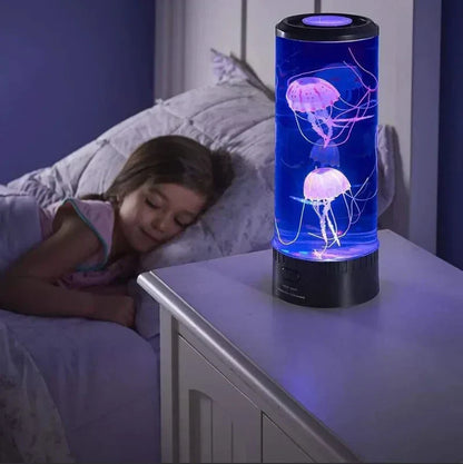 LED Quallen Lava Lampe