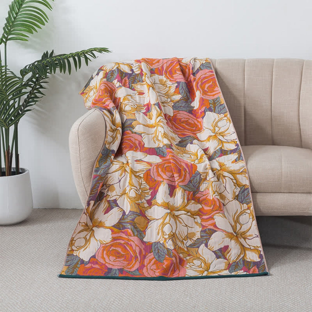 Vintage Rose Baumwollhandtuch