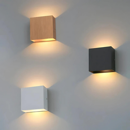 LED Wandleuchte für moderne Interiors - stilvolle Haus- und Bürol Beleuchtung