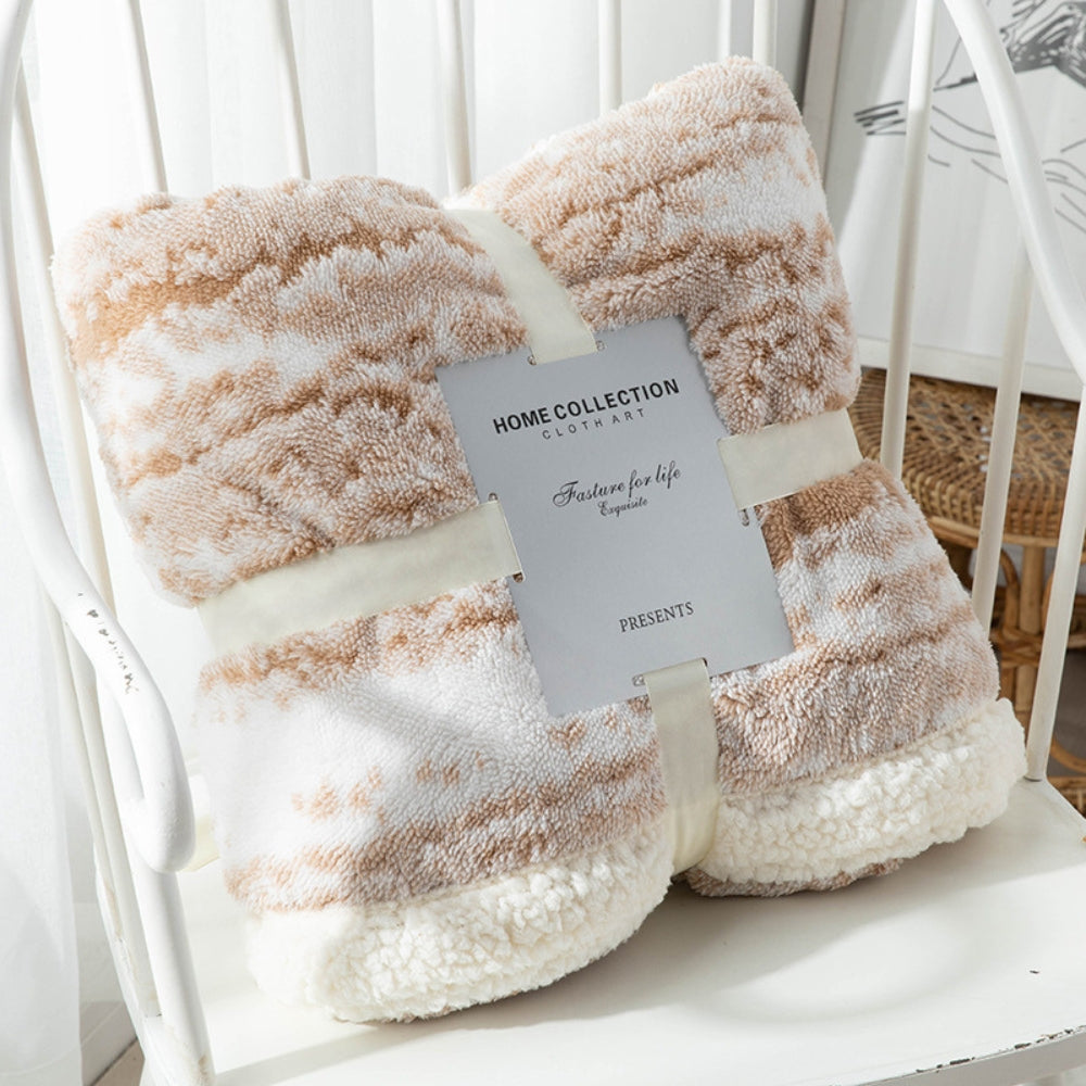 Seraphina Samt Sherpa Decke