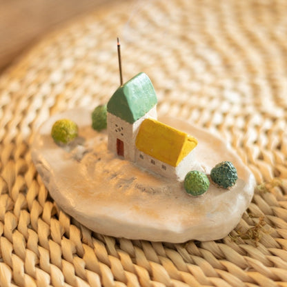 Cottage und Leuchtturm Räucherhalter