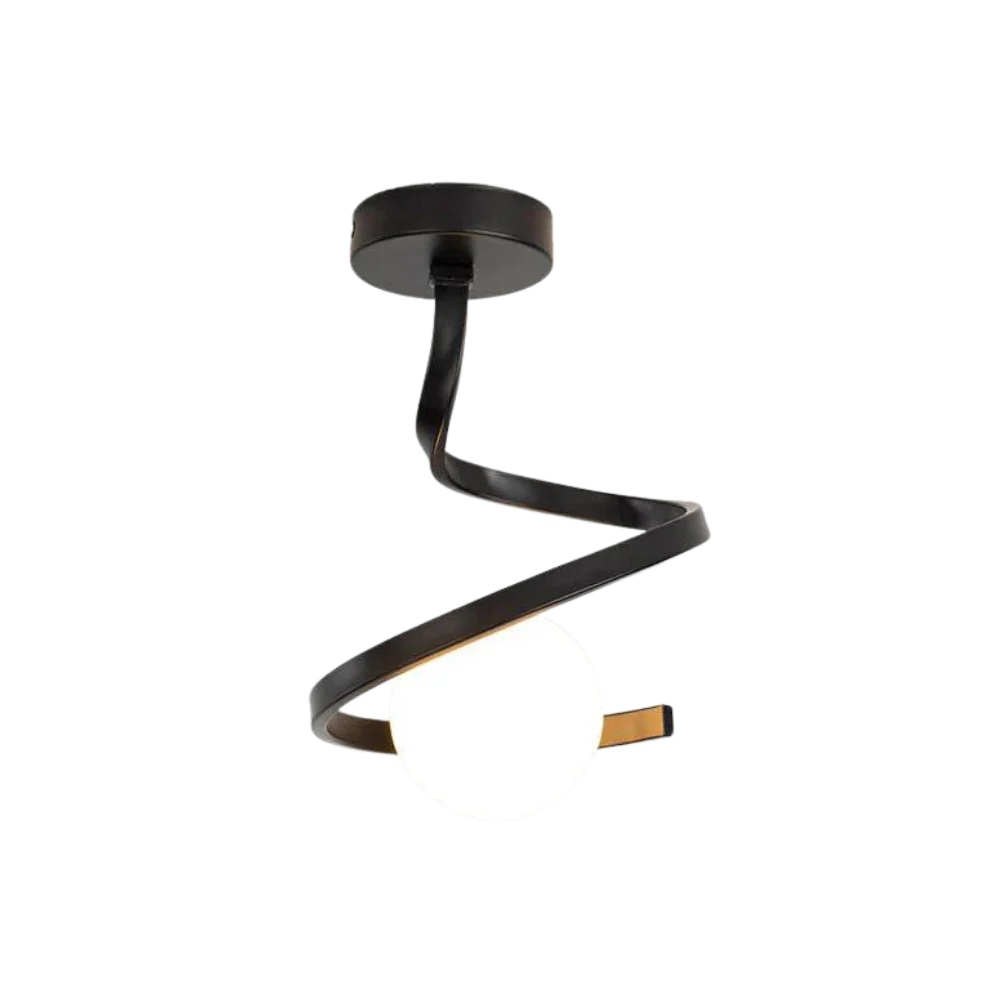 Gekurvte Deckenlampe - Stilvolles Design für moderne Innenräume