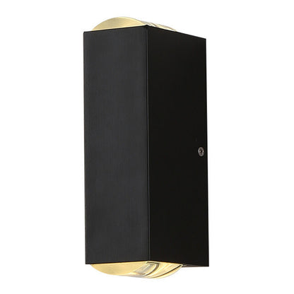 Außen schwarze Aluminium Wandlampe LED Auf Ab