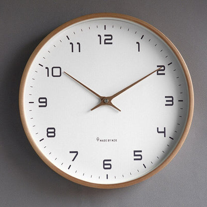 EinzigHolz - Skandinavische Schlichtheit Wanduhr