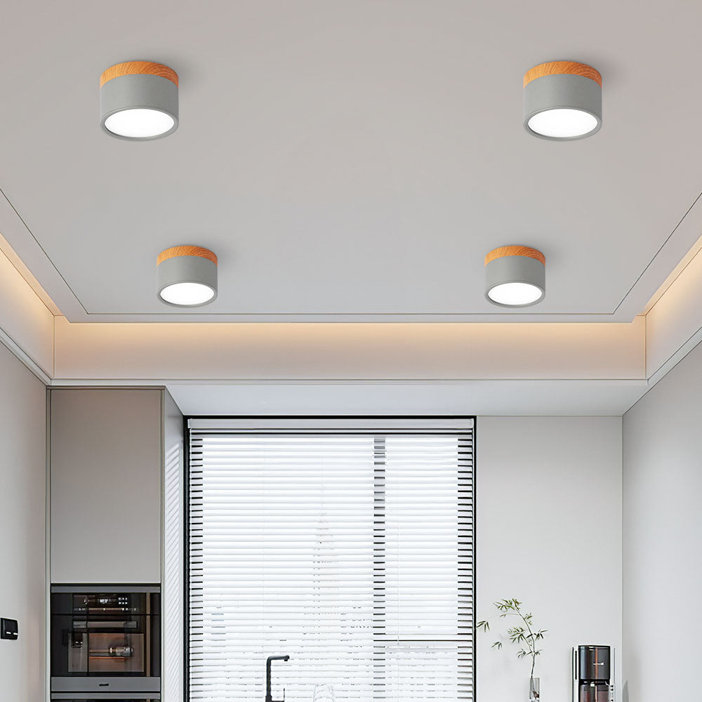 LED-Deckenleuchte Modern Aufputz Zylinder