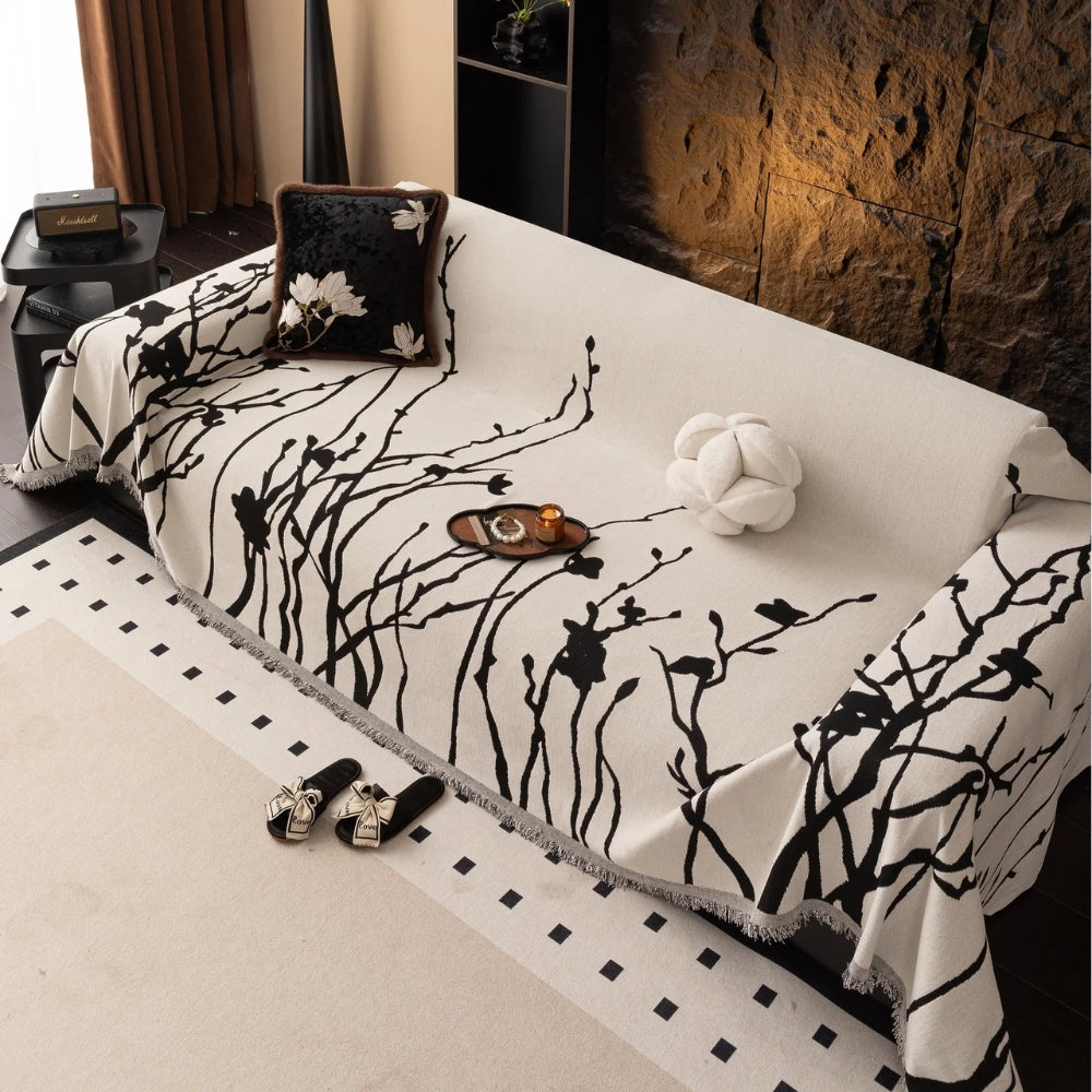 Twilight Branches Chenille Sofabezug