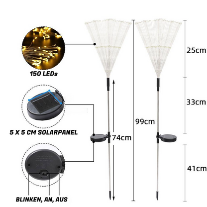 Solar Feuerwerk LEDs