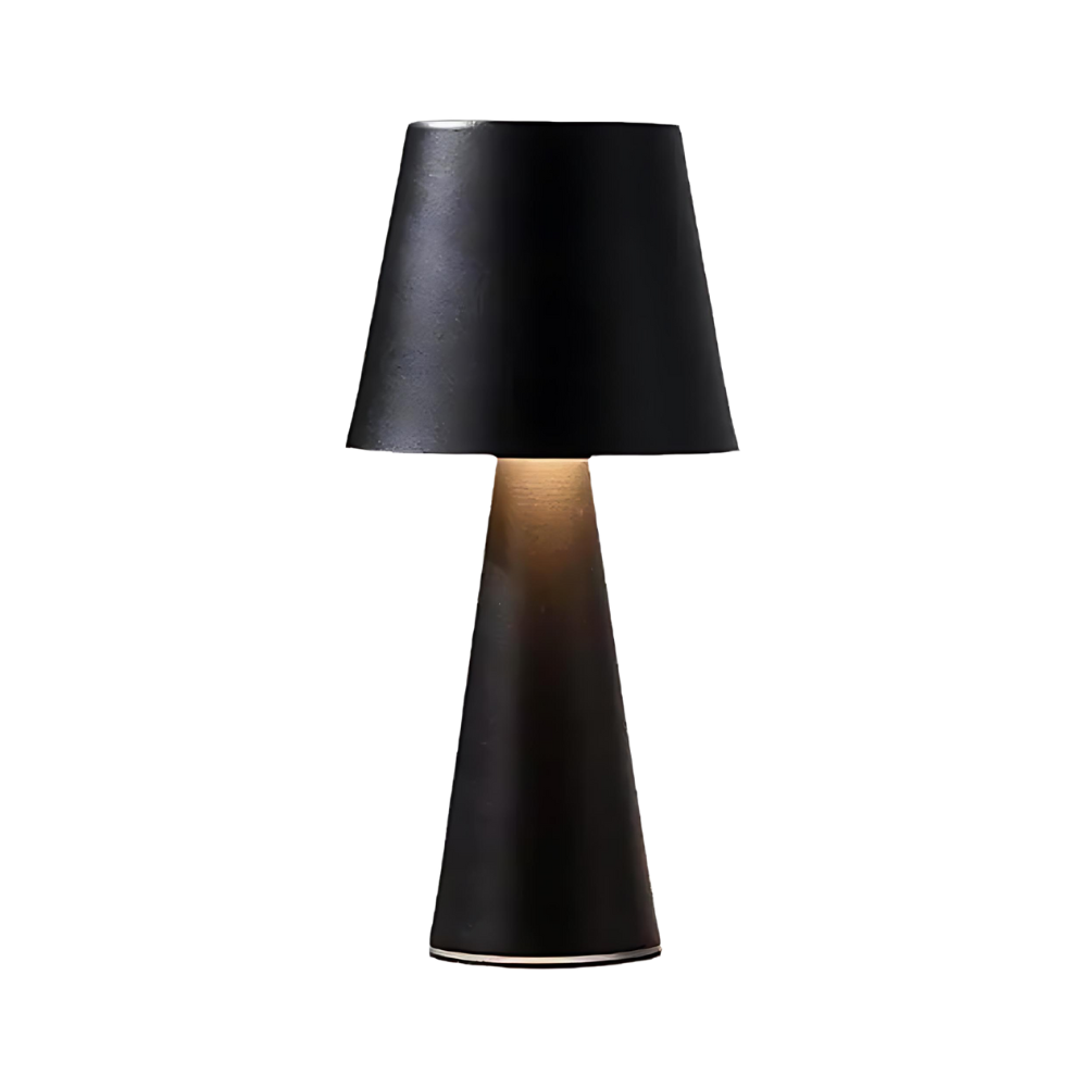 Royelux dimmbare kabellose Tischlampe - wiederaufladbare LED mit eleganter Metalloberfläche
