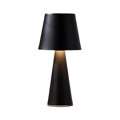 Royelux dimmbare kabellose Tischlampe - wiederaufladbare LED mit eleganter Metalloberfläche