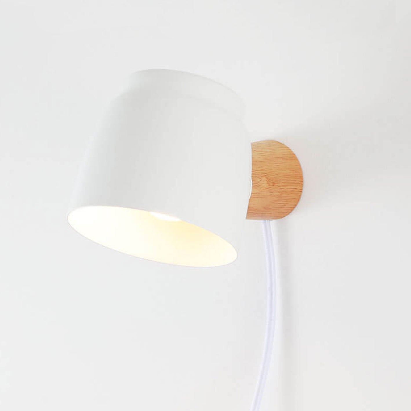 Garduru Nordic Wandlampe | Drehbares Zylinderdetail | Minimalistisches Design | LED Wandleuchte