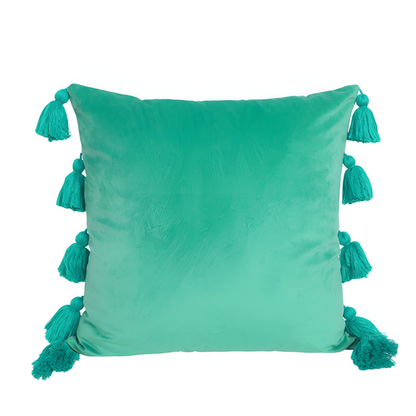 Bohemian Pompom Kissenbezug