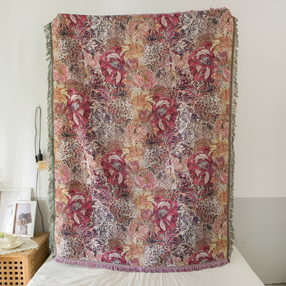 Vintage Floral Quastenwurfdecke