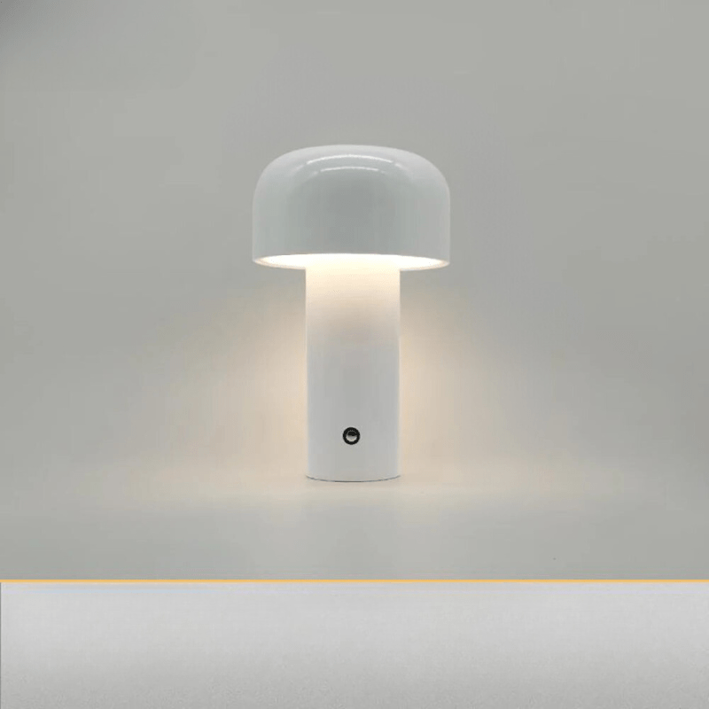 Tischlampe MushroomGlow – Design Champignon & Kabelloses Licht