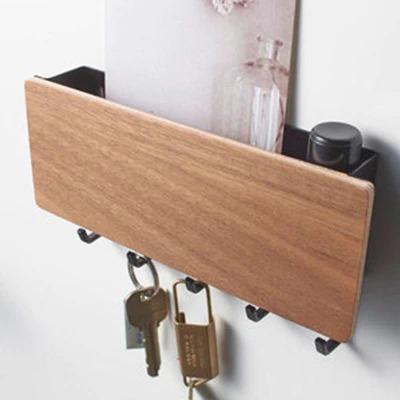 KeyNest – Luxus Holz Organizer für Schlüssel und Post mit stilvoller Funktionalität