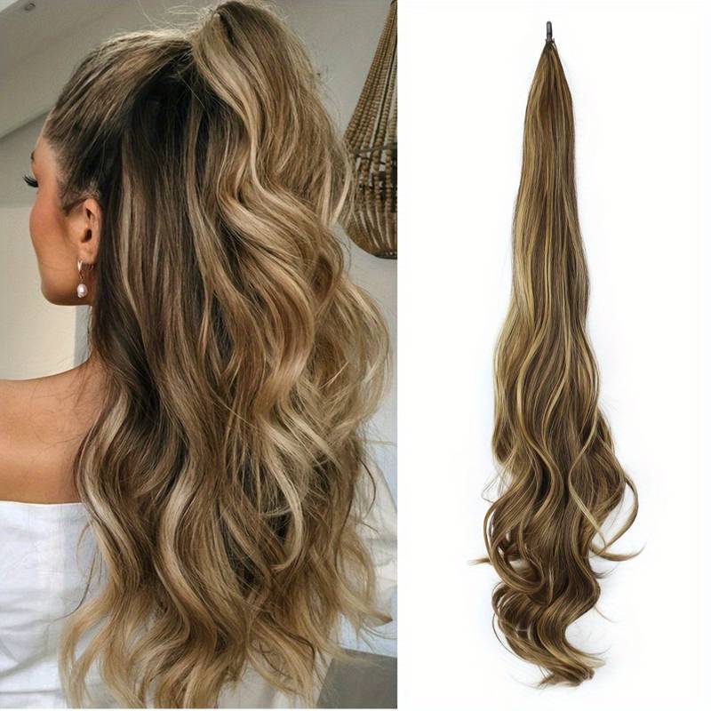 Verstellbare wellige Ponytail-Extension