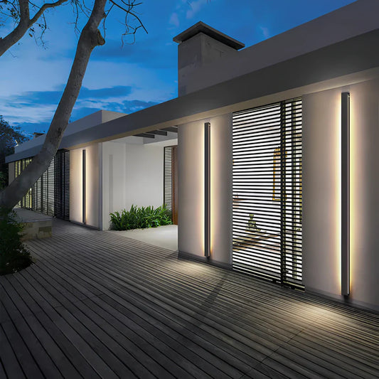 Outdoor Wandleuchte Aluminium Modern LED Wandleuchte
